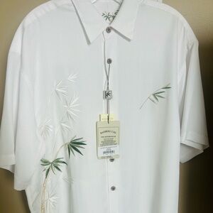 Royal Tropical Polynosic Camp Shirt by Bamboo Cay.